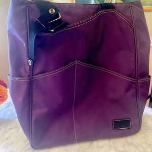 Maggie Mather Tennis Bag-Purple